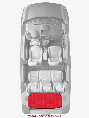 ЭВА коврики «Queen Lux» багажник для Jeep Grand Cherokee (WJ)
